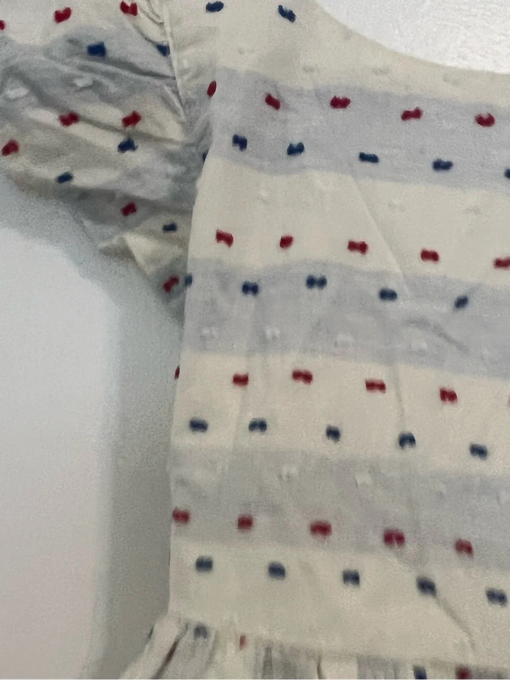 Cat & Jack Toddler Girls Americana Clip Spot Dress Size 4T